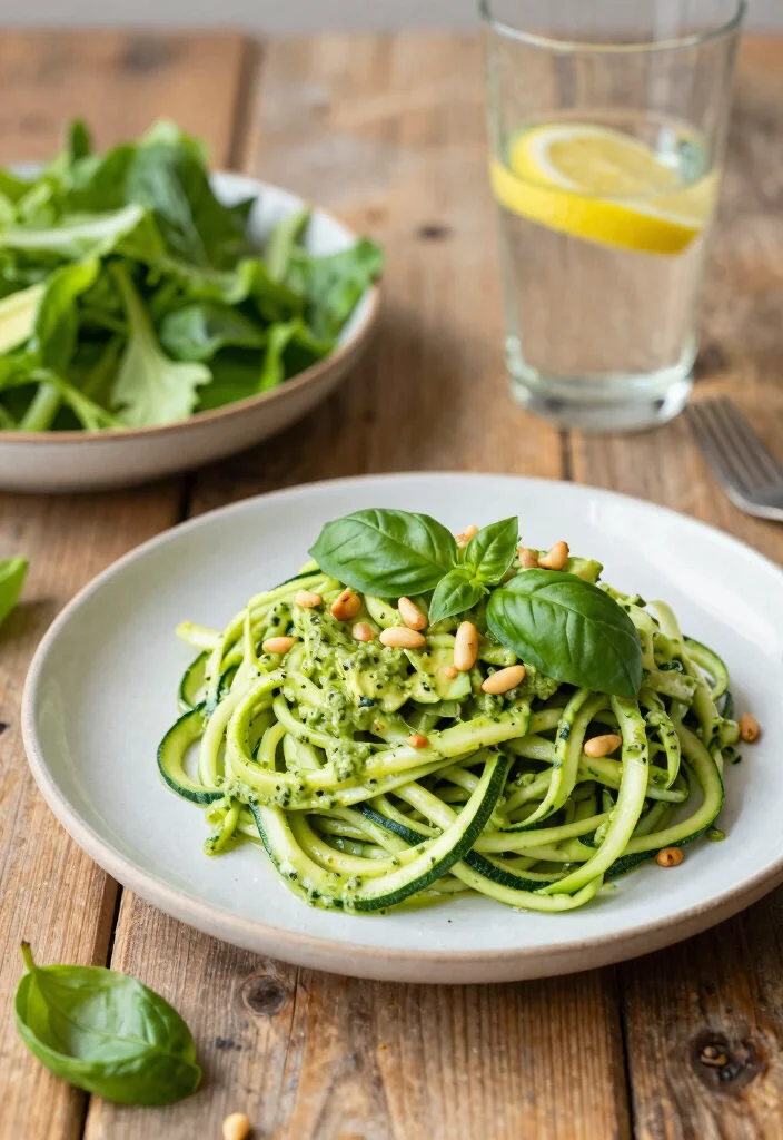18 Easy Gluten and Dairy Free Recipes for Busy Families - 2. Zucchini Noodles with Avocado Pesto 1