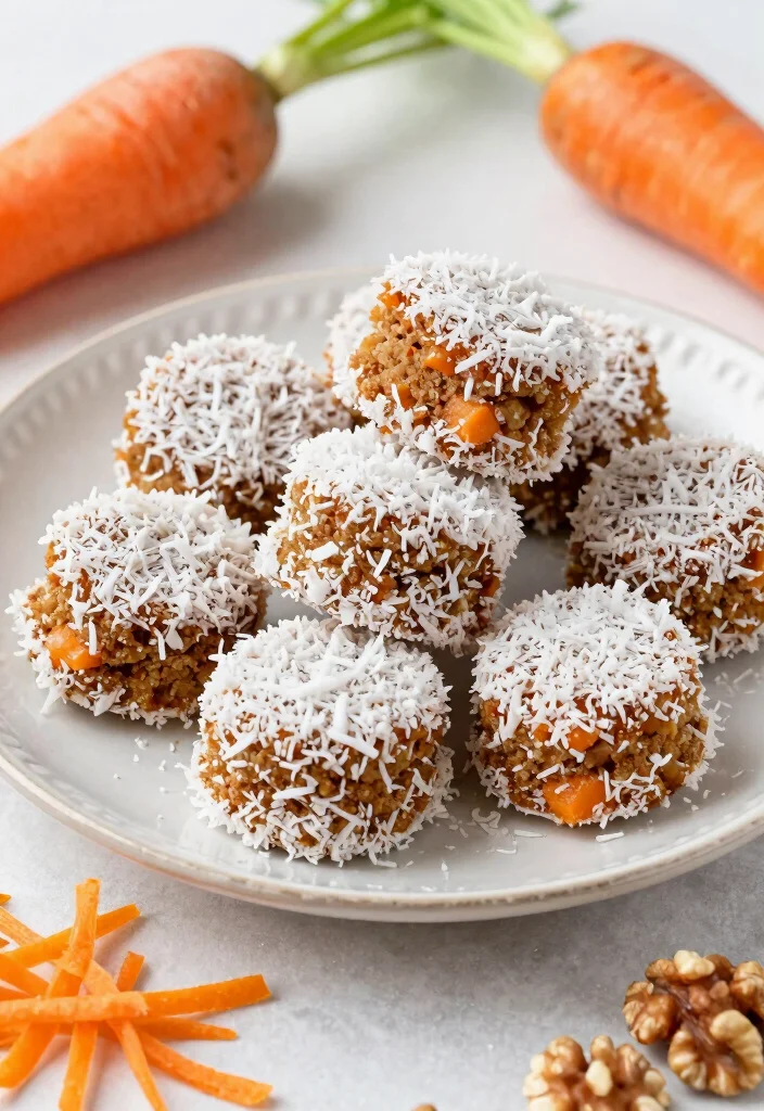 18 Gluten Free Dairy Free Egg Free Recipes: Ultimate Allergy-Friendly - 12. Carrot Cake Energy Bites 1