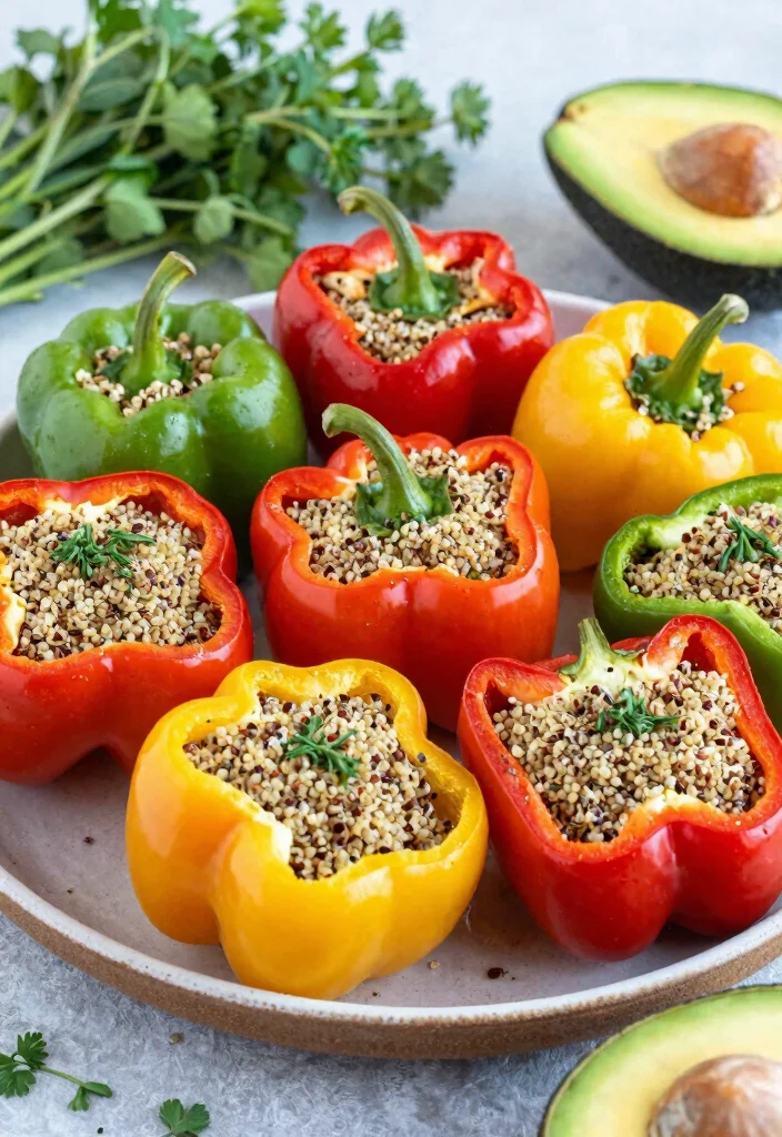 18 Gluten Free Dairy Free Recipes: Complete Guide for All Meals - 17. Quinoa Stuffed Bell Peppers 1