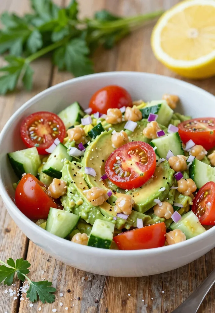 18 Gluten Free Dairy Free Recipes: Complete Guide for All Meals - 2. Creamy Avocado and Chickpea Salad 1