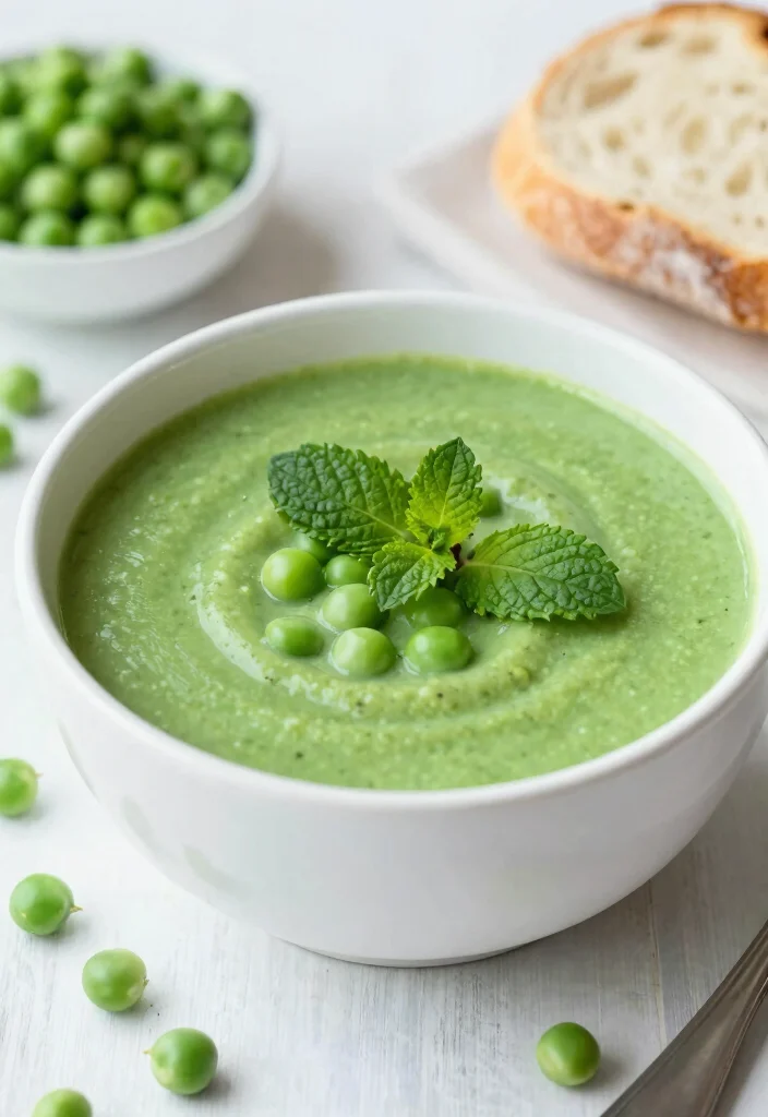 18 Soup Recipes Dairy Free: Hearty and Nourishing - 11. Pea and Mint Soup 1