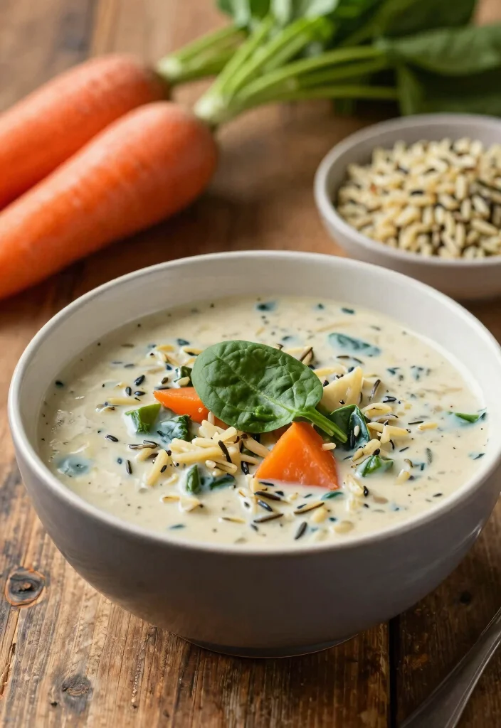 18 Soup Recipes Dairy Free: Hearty and Nourishing - 15. Creamy Wild Rice Soup 1