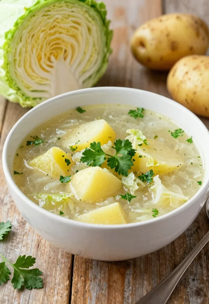 18 Soup Recipes Dairy Free: Hearty and Nourishing - 17. Cabbage and Potato Soup 1