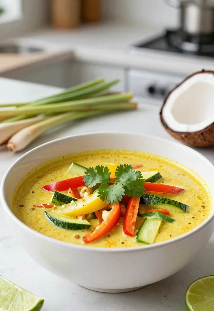 18 Soup Recipes Dairy Free: Hearty and Nourishing - 5. Thai Coconut Curry Soup 1