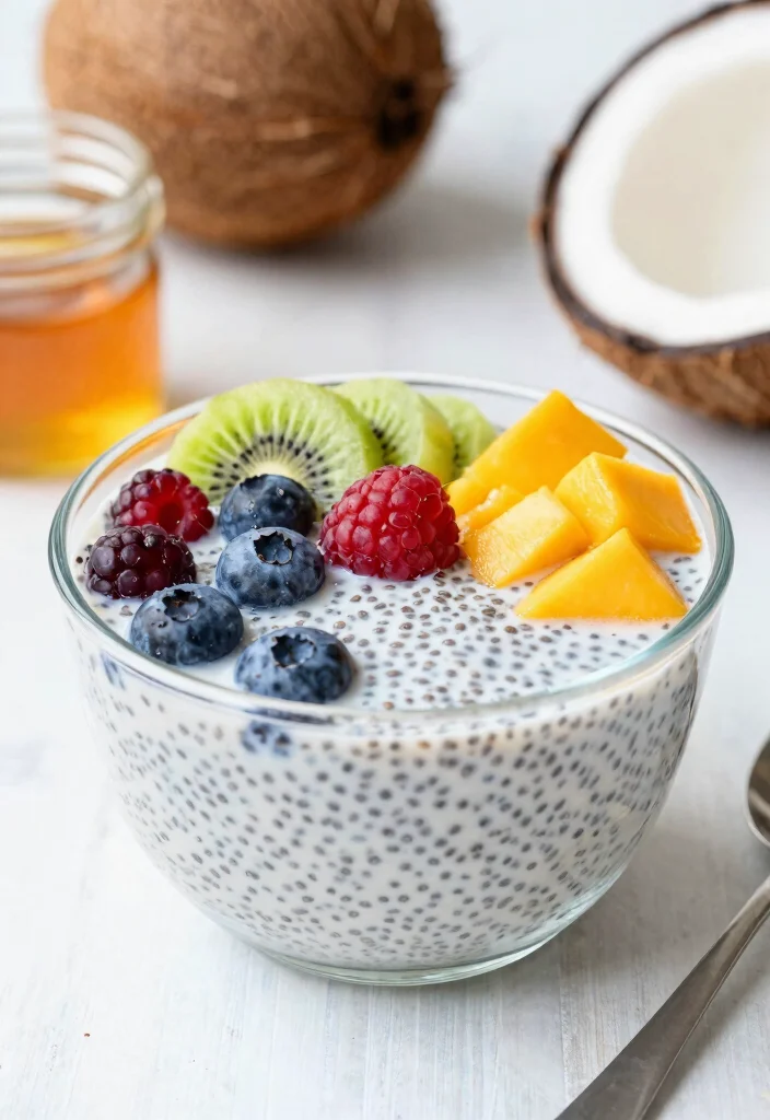 19 Dairy Free Brunch Recipes: Weekend Brunch Goals - 6. Coconut Chia Pudding 1