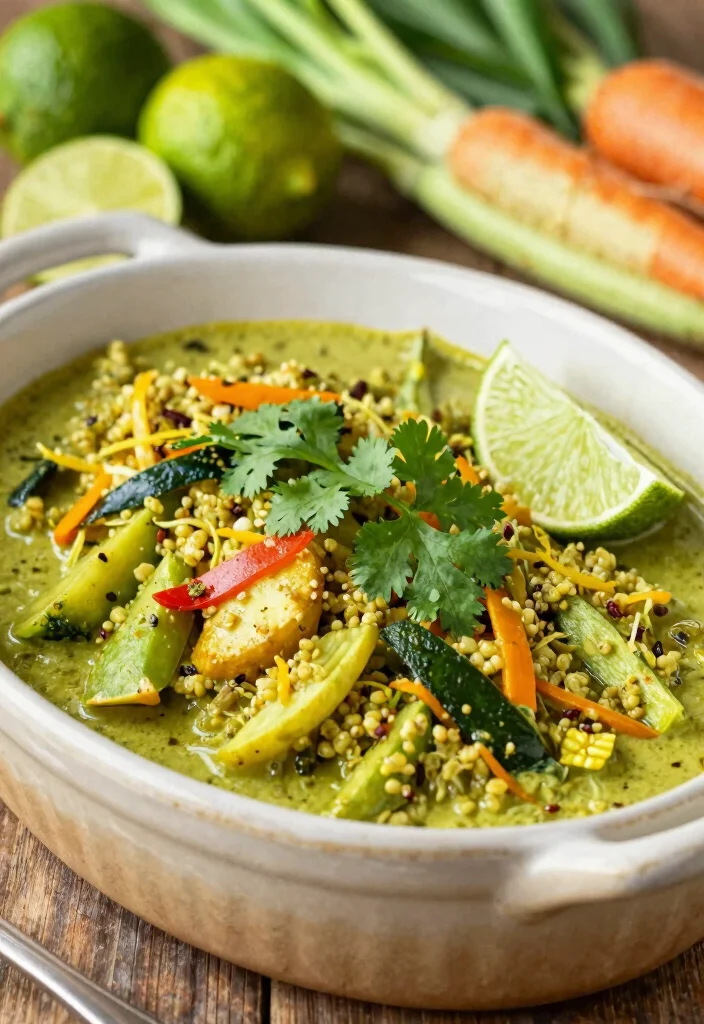 19 Dairy Free Casserole Recipes: One-Pot Comfort Food - 15. Thai Green Curry Quinoa Bake 1