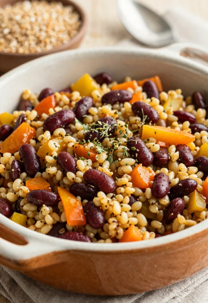 19 Dairy Free Casserole Recipes: One-Pot Comfort Food - 17. Hearty Bean and Barley Casserole 1