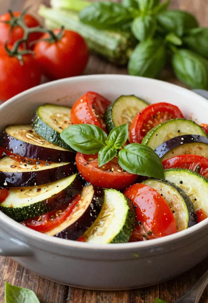 19 Dairy Free Casserole Recipes: One-Pot Comfort Food - 19. Simple Ratatouille Casserole 1