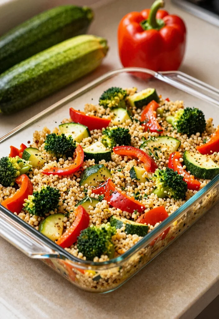 19 Dairy Free Casserole Recipes: One-Pot Comfort Food - 2. Quinoa and Vegetable Medley Bake 1