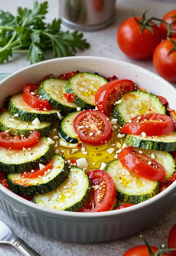 19 Dairy Free Casserole Recipes: One-Pot Comfort Food - 4. Zucchini and Tomato Bake 1