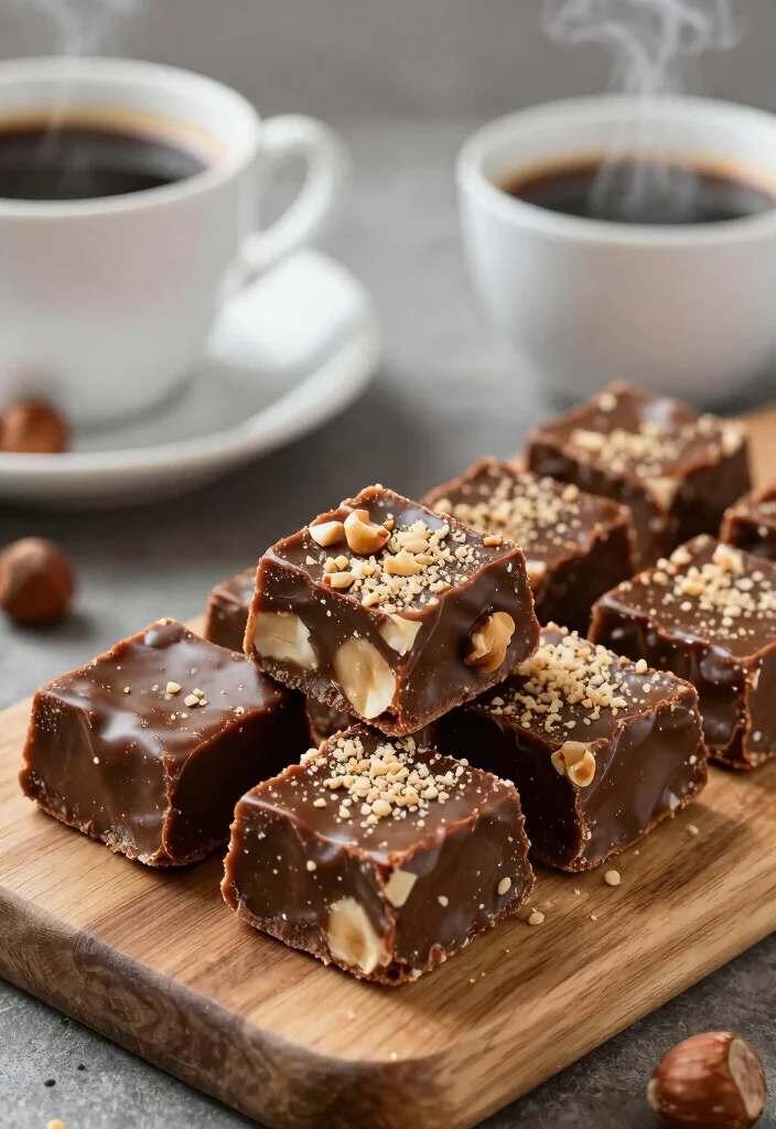 19 Dairy Free Fudge Recipes: Melts in Your Mouth Bliss - 10. Hazelnut Coffee Fudge 1