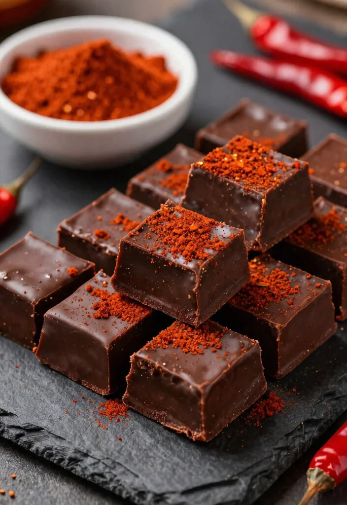 19 Dairy Free Fudge Recipes: Melts in Your Mouth Bliss - 16. Spicy Chili Chocolate Fudge 1