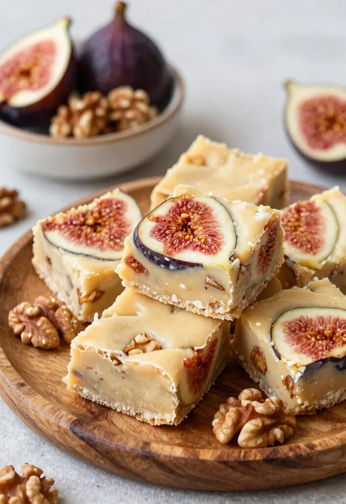 19 Dairy Free Fudge Recipes: Melts in Your Mouth Bliss - 19. Fig and Walnut Fudge 1