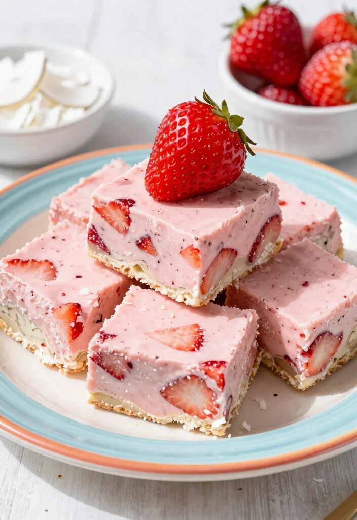 19 Dairy Free Fudge Recipes: Melts in Your Mouth Bliss - 8. Strawberry Coconut Fudge 1