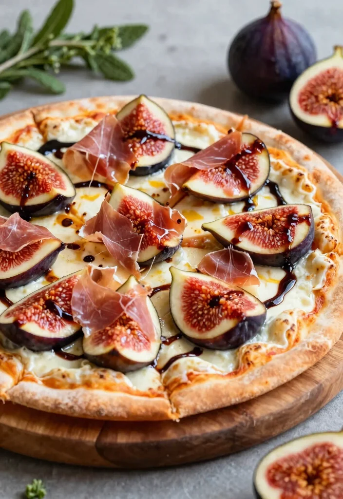 19 Dairy Free Pizza Ideas: Creative Toppings and Sauces - 14. Fig and Prosciutto Pizza 1