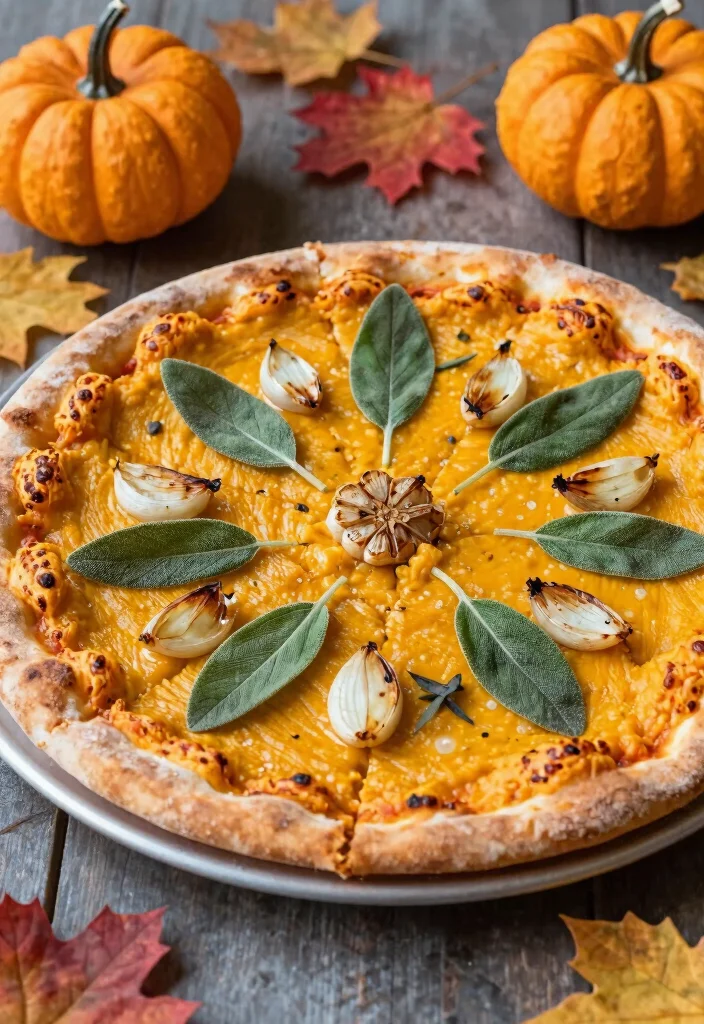 19 Dairy Free Pizza Ideas: Creative Toppings and Sauces - 7. Pumpkin and Sage Delight 1