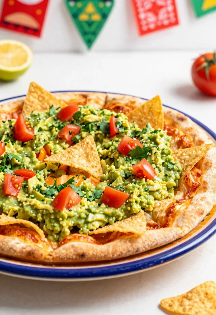 19 Dairy Free Pizza Ideas: Creative Toppings and Sauces - 8. Chips and Guacamole Pizza 1