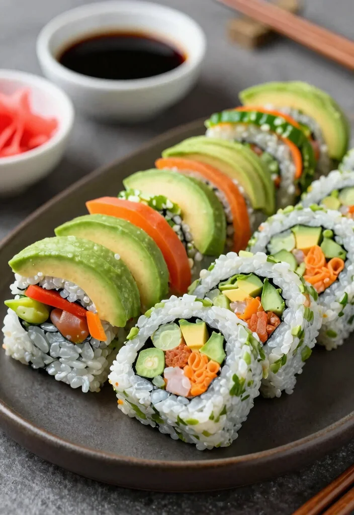 19 Dairy Free Recipes for Kids They'll Actually Eat - 14. Veggie Sushi Rolls 1