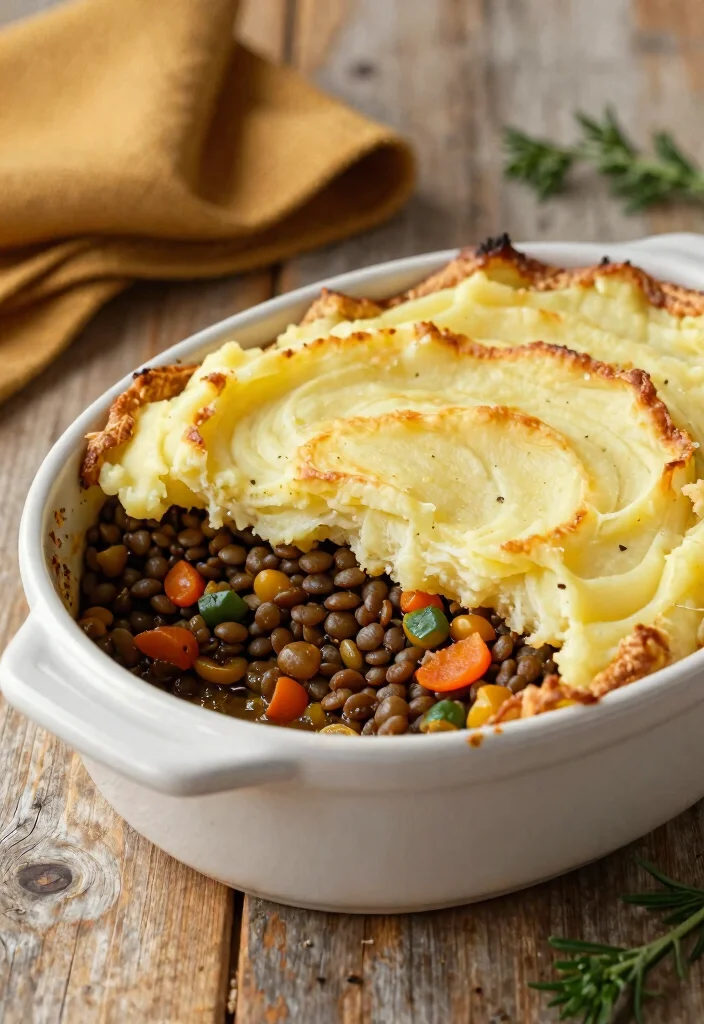 19 Dairy Free Slow Cooker Recipes: Tender and Flavorful - 15. Lentil Shepherd’s Pie 1