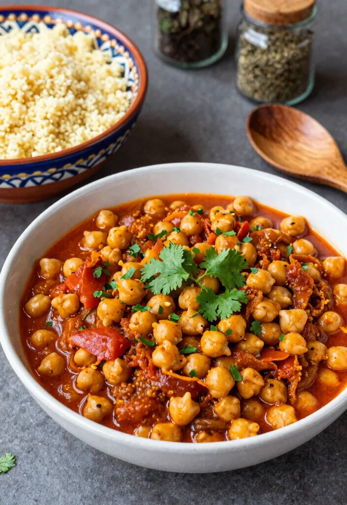 19 Dairy Free Slow Cooker Recipes: Tender and Flavorful - 5. Moroccan Chickpea Stew 1