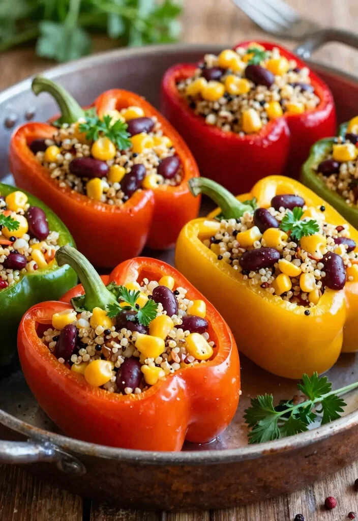 19 Dairy Free Slow Cooker Recipes: Tender and Flavorful - 9. Stuffed Bell Peppers 1