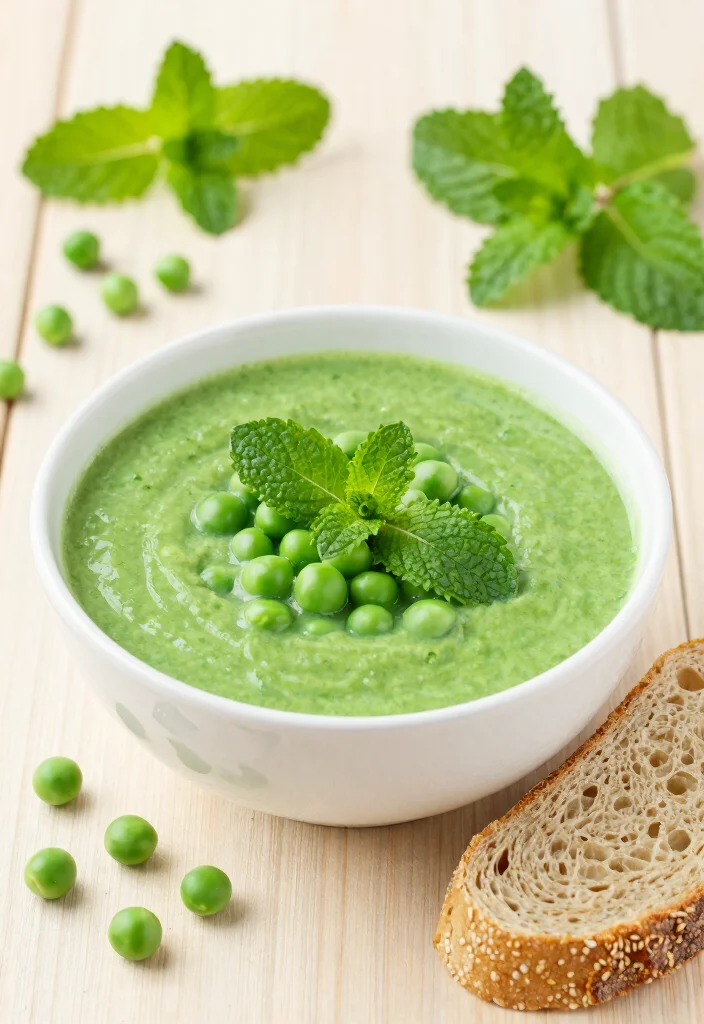 19 Gluten Free Dairy Free Soup Recipes: Warm and Comforting - 11. Pea and Mint Soup 1