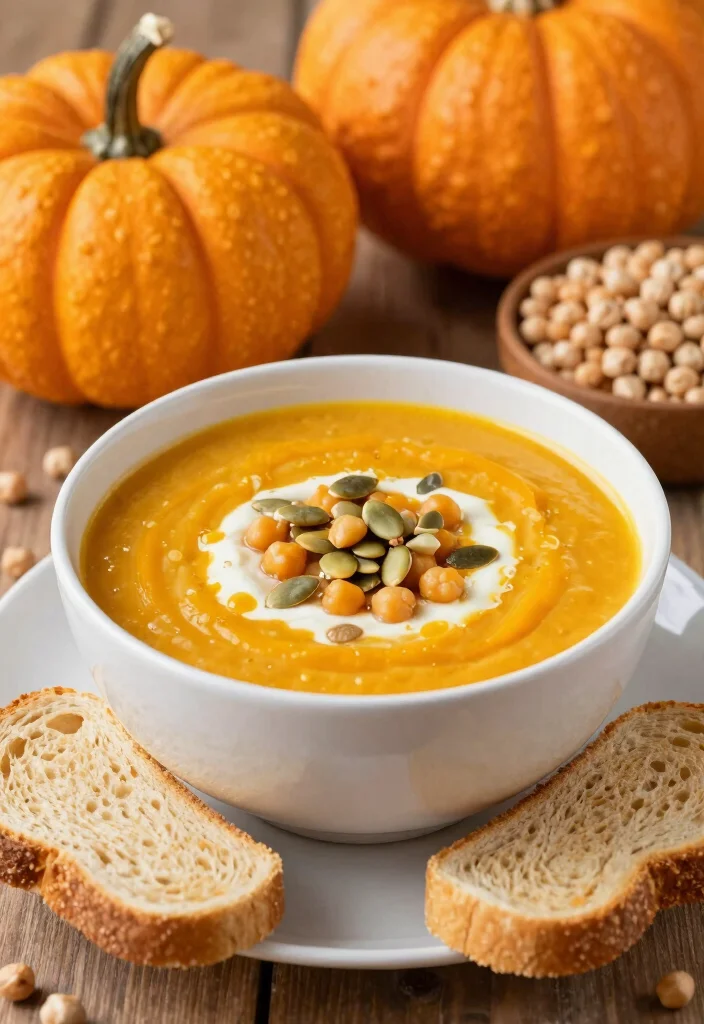 19 Gluten Free Dairy Free Soup Recipes: Warm and Comforting - 13. Pumpkin and Chickpea Soup 1