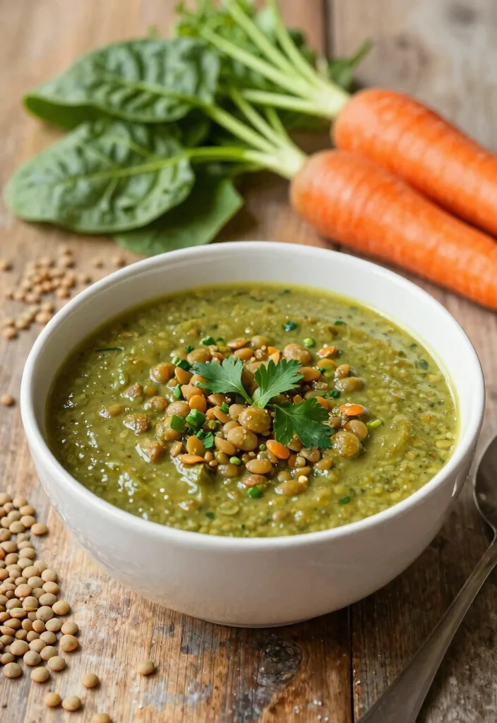19 Gluten Free Dairy Free Soup Recipes: Warm and Comforting - 5. Lentil and Spinach Soup 1