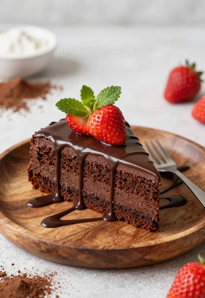 19 Gluten Free Dairy Free Vegan Recipes: Triple Allergen-Free - 1. Decadent Vegan Chocolate Cake 1