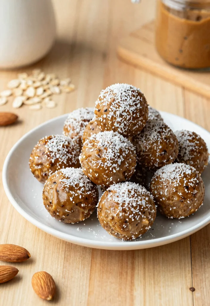19 Gluten Free Dairy Free Vegan Recipes: Triple Allergen-Free - 5. Almond Butter Energy Balls 1