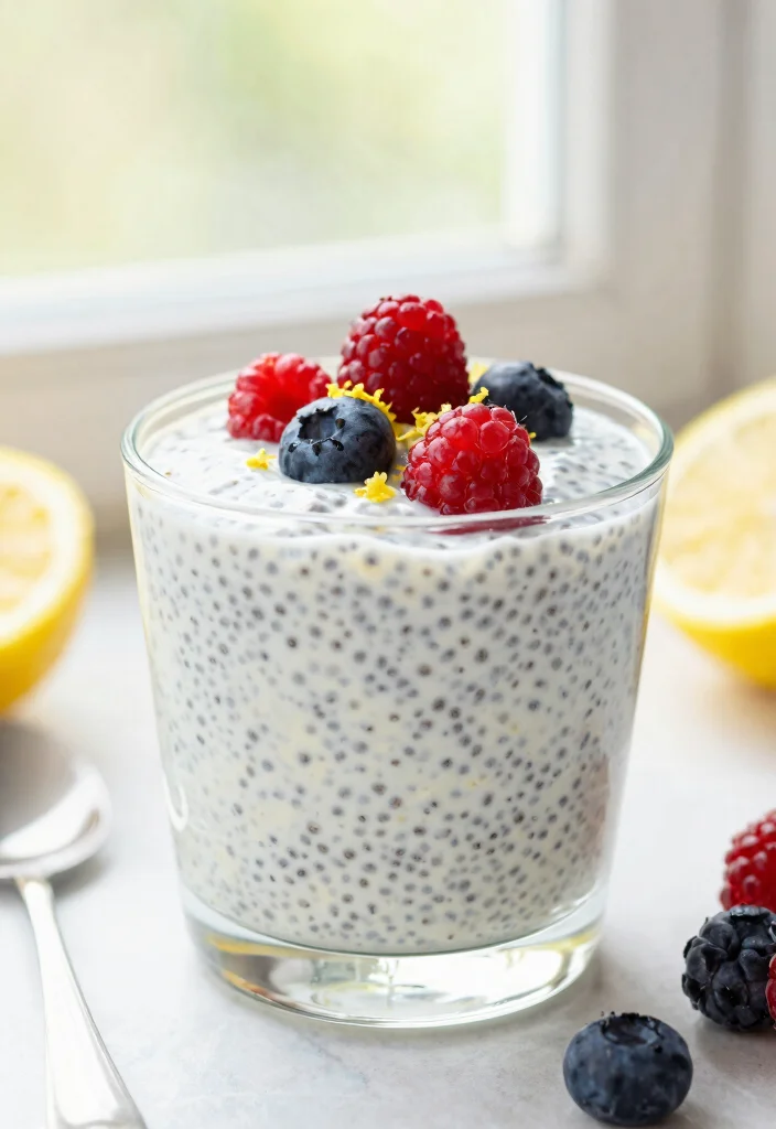 19 Gluten Free Dairy Free Vegan Recipes: Triple Allergen-Free - 8. Lemon Chia Seed Pudding 1