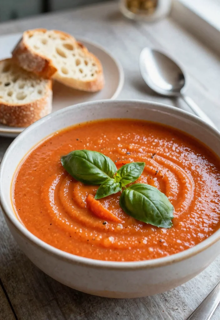 20 Dairy Free Dinner Recipes for Family Everyone Will Love - 8. Creamy Vegan Tomato Basil Soup 1