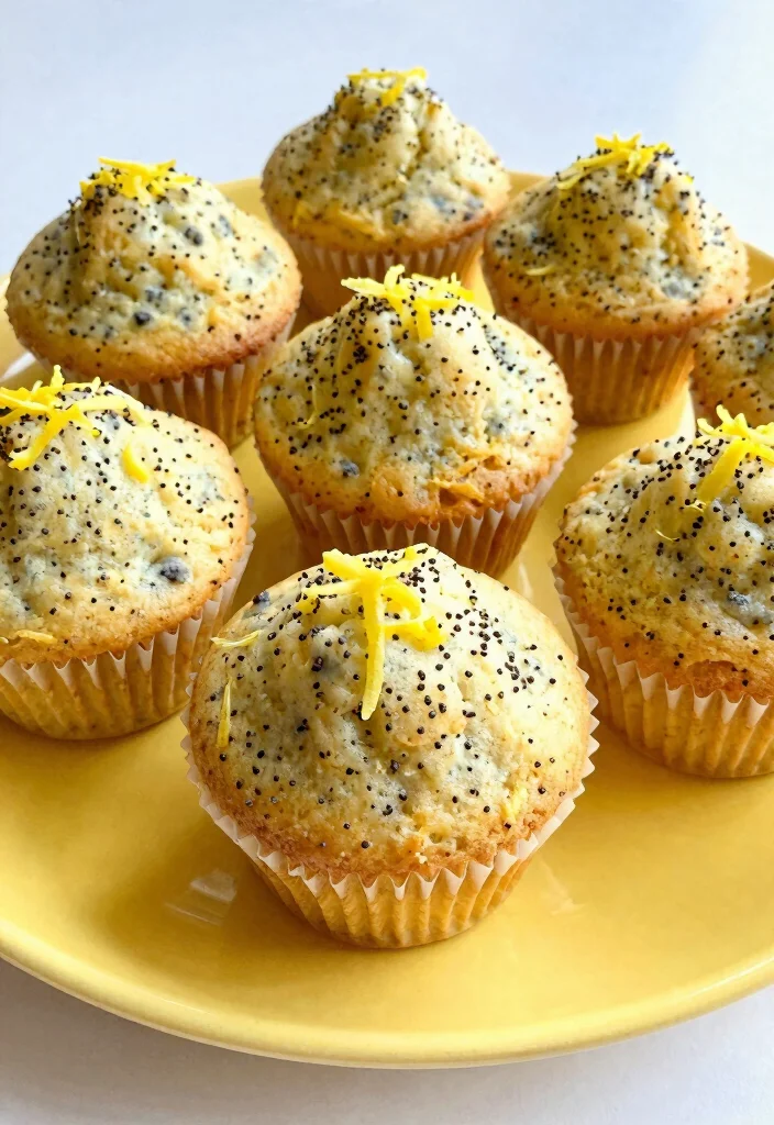 20 Dairy Free Muffin Recipes: Fluffy Morning Treats - 12. Lemon Poppy Seed Muffins 1