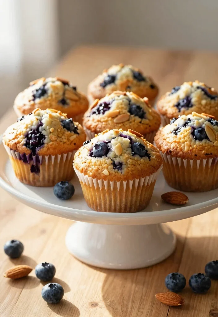 20 Dairy Free Muffin Recipes: Fluffy Morning Treats - 2. Blueberry Almond Milk Muffins 1