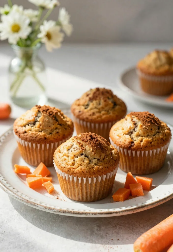 20 Dairy Free Muffin Recipes: Fluffy Morning Treats - 6. Carrot Cake Muffins 1