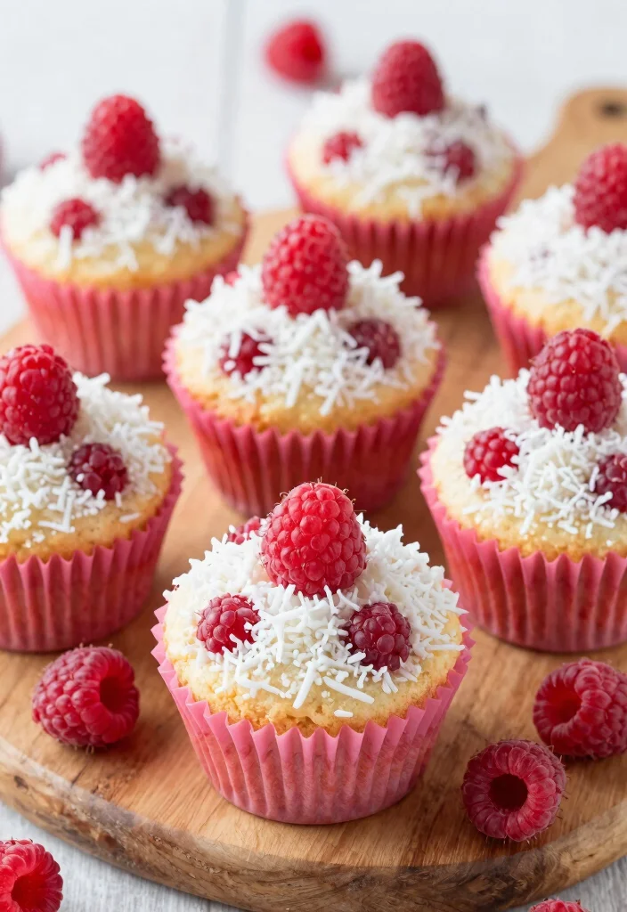 20 Dairy Free Muffin Recipes: Fluffy Morning Treats - 7. Raspberry Coconut Muffins 1
