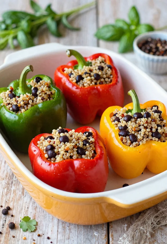 20 Dairy Free Toddler Meals: Nutrition Your Kids Need - 17. Quinoa Stuffed Bell Peppers 1