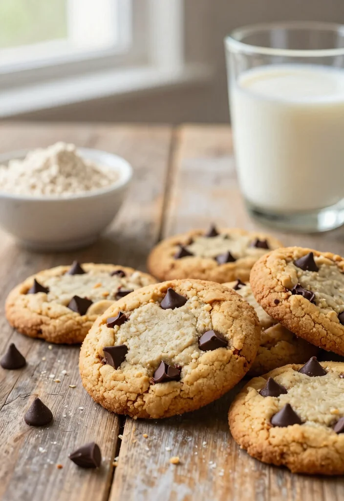 20 Gluten Dairy Sugar Free Recipes: Clean Eating Perfection - 1. Almond Flour Chocolate Chip Cookies 1