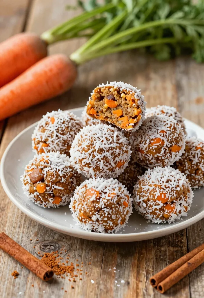 20 Gluten Dairy Sugar Free Recipes: Clean Eating Perfection - 17. Carrot Cake Energy Bites 1