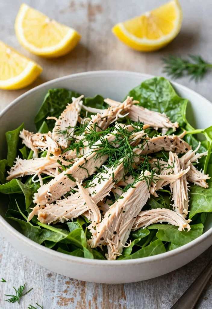 20 Gluten Free Dairy Free Chicken Recipes: Protein Packed - 12. Lemon Dill Chicken Salad 1