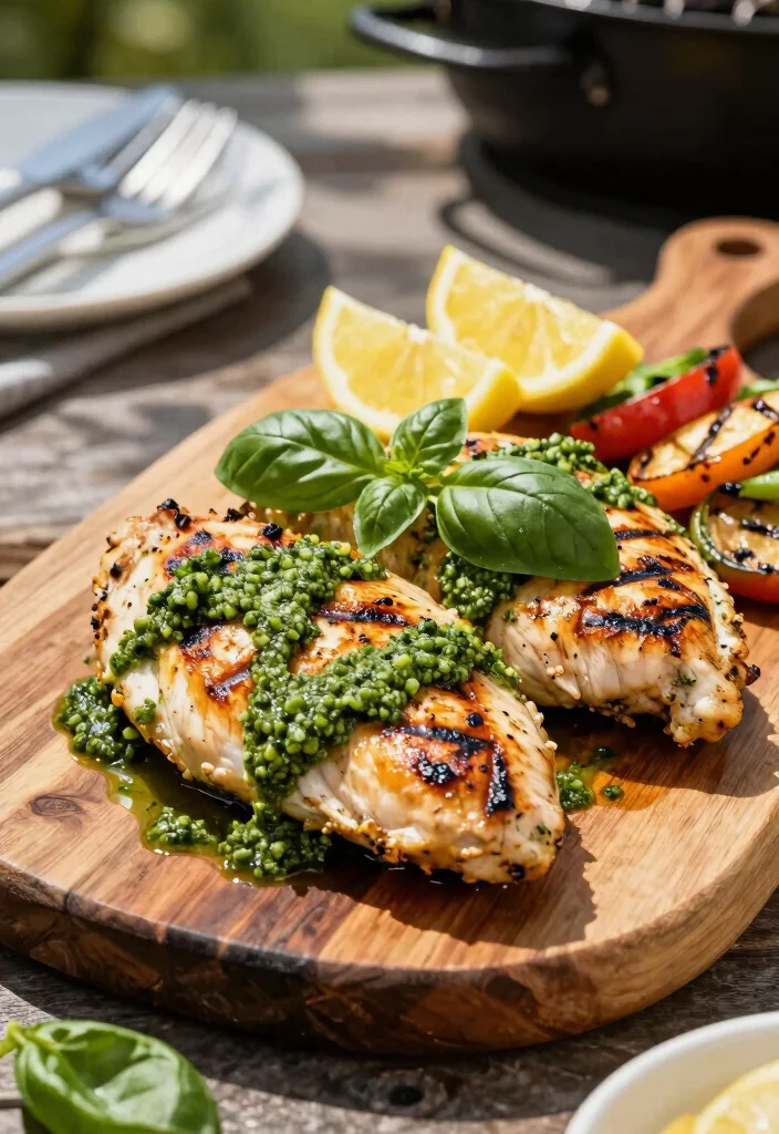 20 Gluten Free Dairy Free Chicken Recipes: Protein Packed - 5. Pesto Grilled Chicken 1