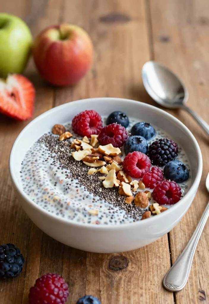 20 Gluten Free Dairy Free One-Pot Dinner Recipes: Double Allergy-Friendly - 14. Chia Seed Breakfast Bowl 1