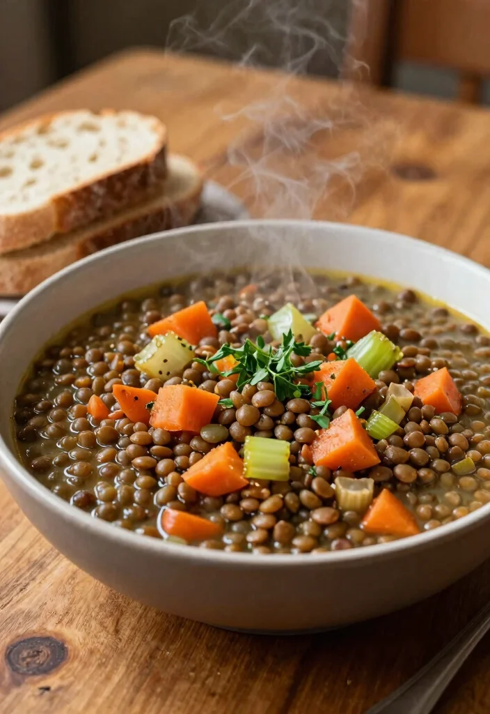 20 Gluten Free Dairy Free One-Pot Dinner Recipes: Double Allergy-Friendly - 7. Hearty Lentil and Vegetable Stew 1