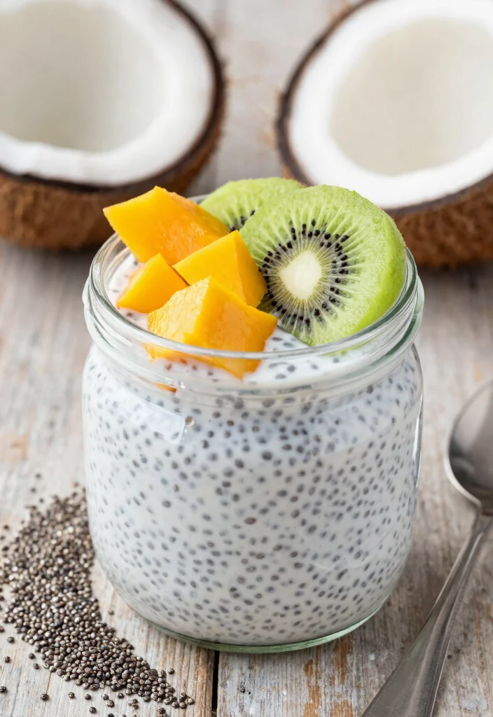 20 Gluten and Dairy Free Breakfast Recipes: Start Your Day Right - 10. Coconut Chia Pudding 1