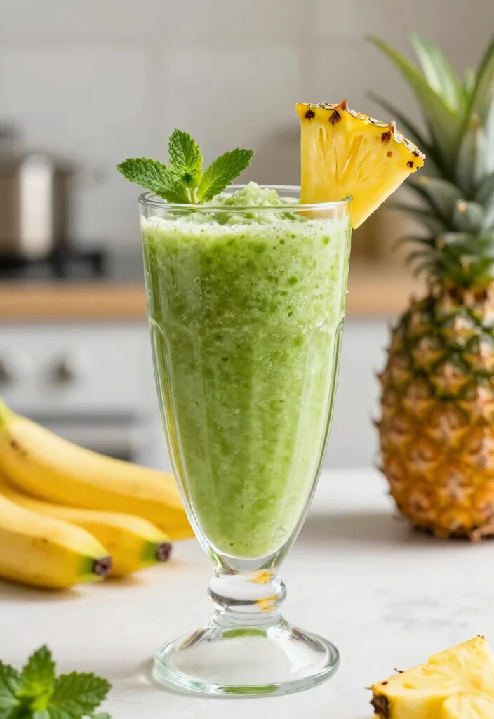 20 Gluten and Dairy Free Breakfast Recipes: Start Your Day Right - 2. Tropical Green Smoothie 1