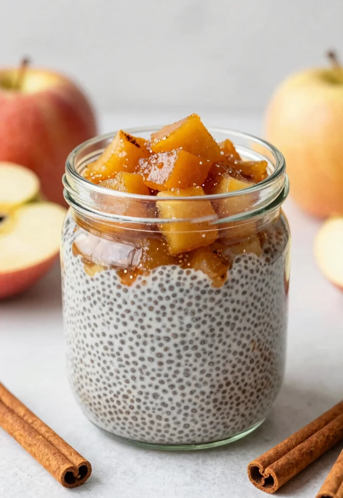 20 Gluten and Dairy Free Breakfast Recipes: Start Your Day Right - 20. Spiced Apple Chia Pudding 1