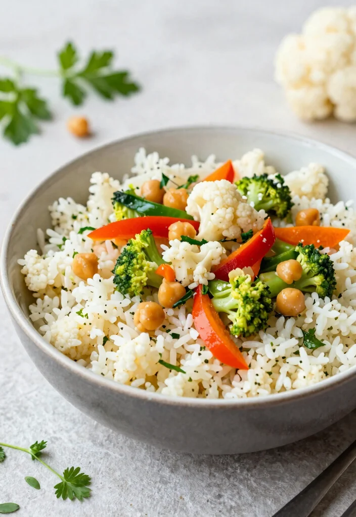 20 Healthy Dairy Free Recipes for Every Meal of the Day - 19. Cauliflower Rice Bowl 1