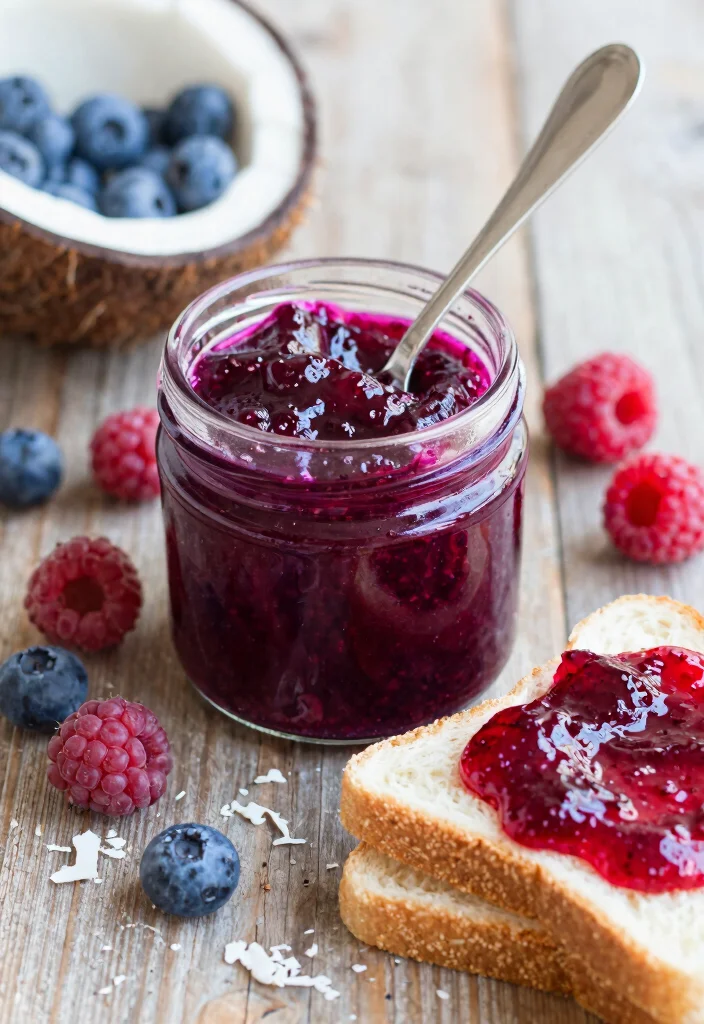 20 Healthy Dairy Free Recipes for Every Meal of the Day - 20. Berry Coconut Chia Jam 1