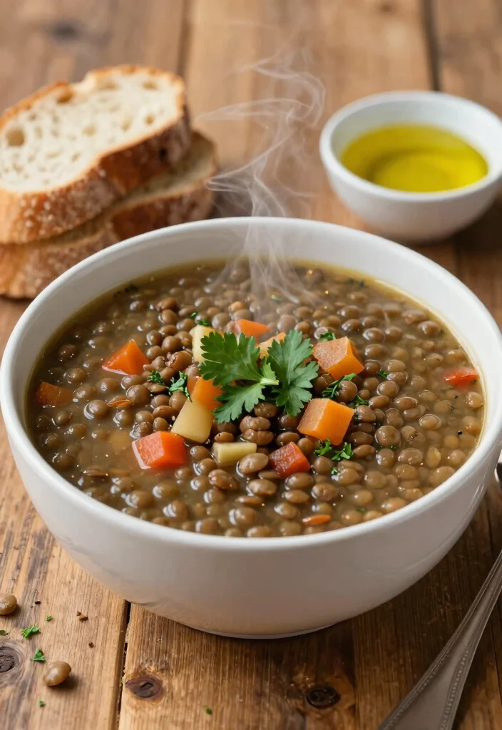 20 Healthy Dairy Free Recipes for Every Meal of the Day - 7. Lentil Soup 1