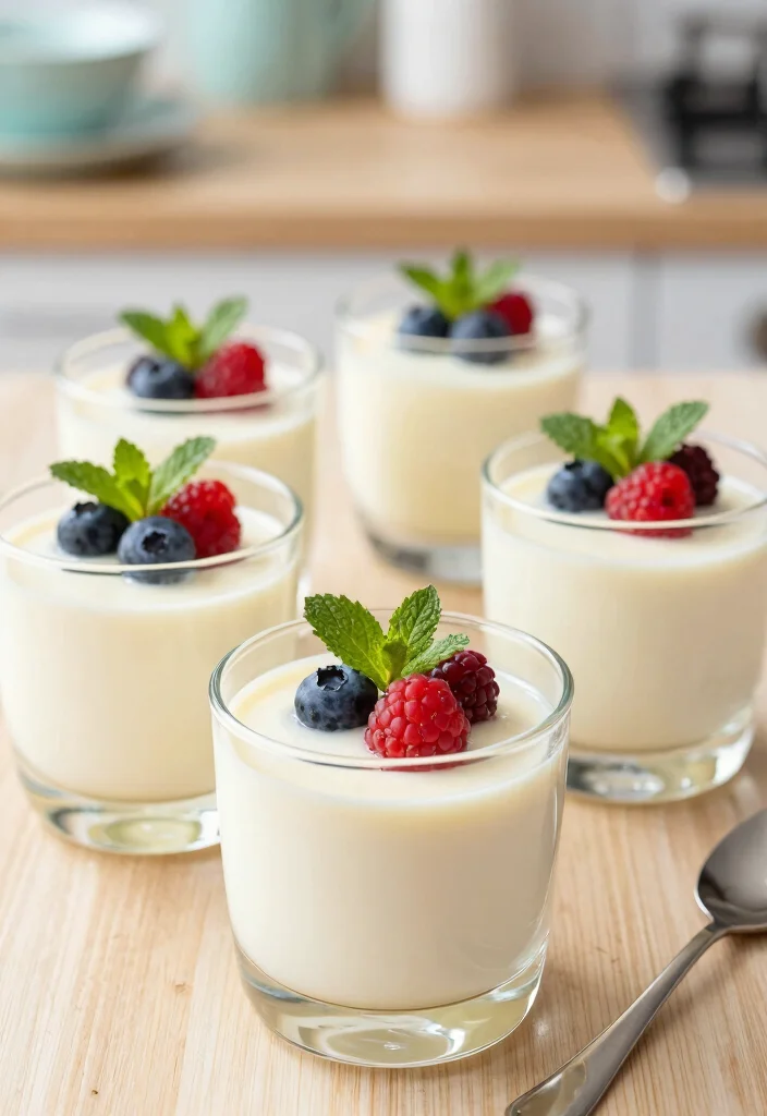 20 Vegan Dairy Free Recipes: Plant-Based Perfection - 2. Coconut Milk Panna Cotta 1